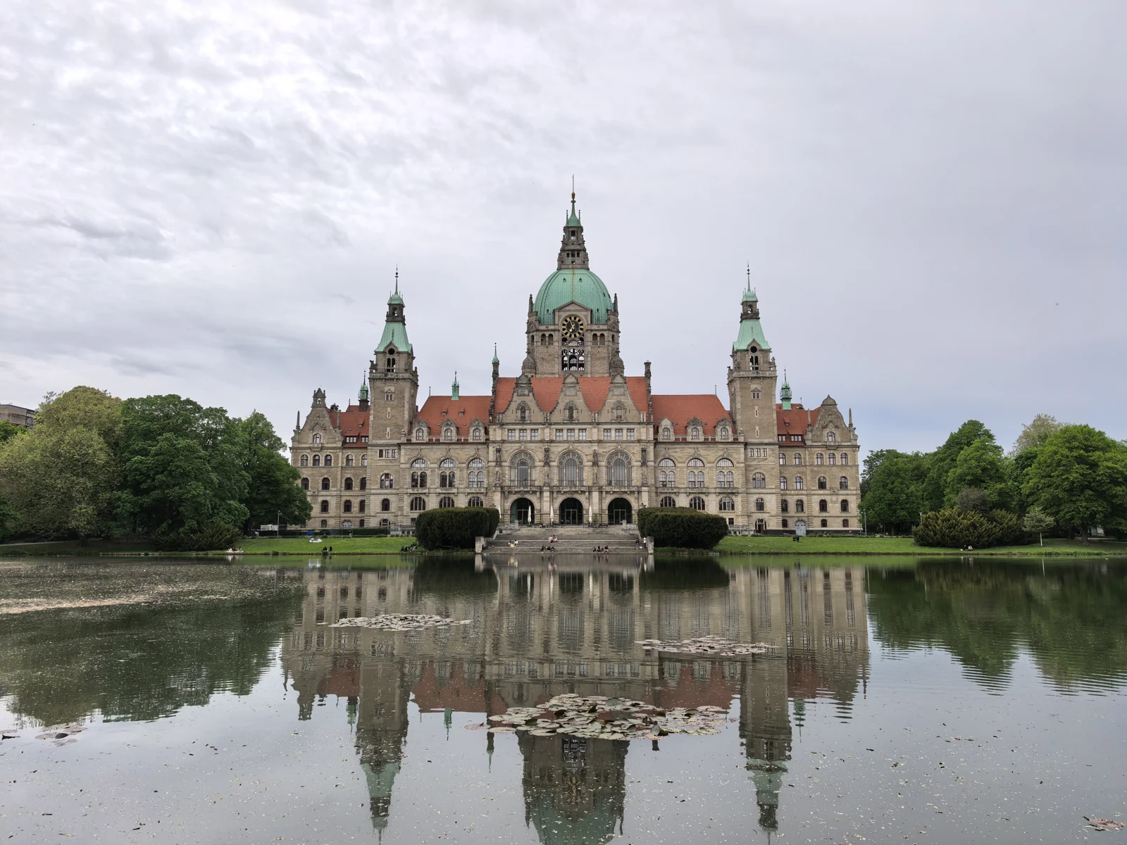 Neues Rathaus am Maschpark in Hannover