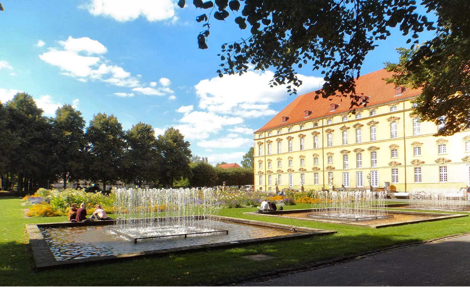 Schloss und Schlossgarten in Osnabrück